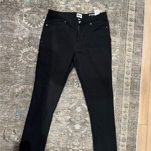 DKNY Stanton Slim Fit Charcoal Trousers